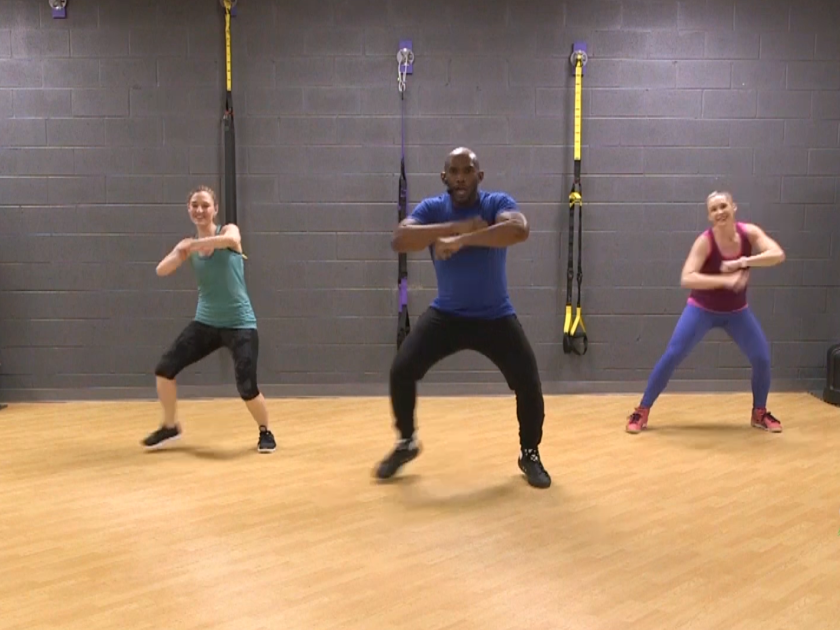 Burn fat and calories while dancing with the GOSPILATES crew