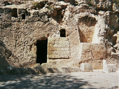 empty tomb of the Resurrection