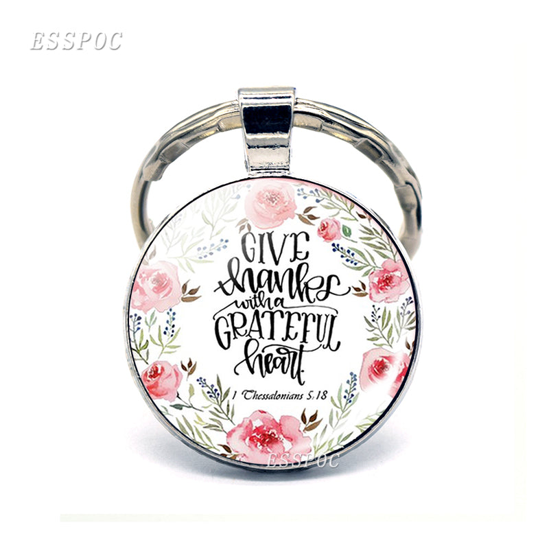 God Is Within Her. She Will Not Fall (psalm 46:5) Bible Quote Faith Keychain Keyring Bible Verse key chain Christian Party Gift