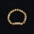 Women Men Letter Bracelets Vintage Natural Stones Beaded Bracelet Punk Inspirational Forever Faith Bracelets Handmade Jewelry