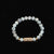 Women Men Letter Bracelets Vintage Natural Stones Beaded Bracelet Punk Inspirational Forever Faith Bracelets Handmade Jewelry