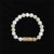 Women Men Letter Bracelets Vintage Natural Stones Beaded Bracelet Punk Inspirational Forever Faith Bracelets Handmade Jewelry