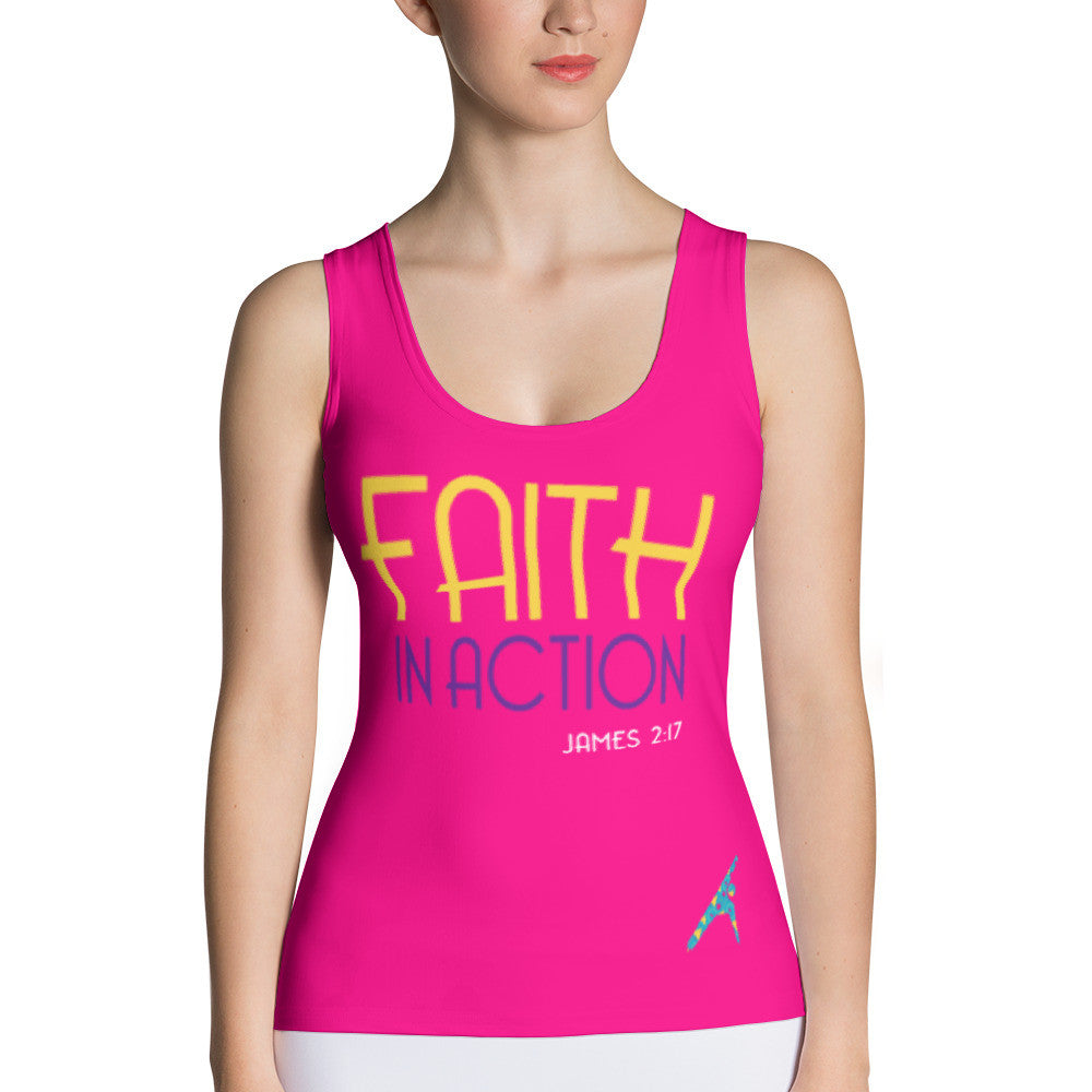 Faith in Action - Pink Tank Top