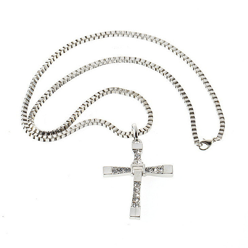 Men Cross Chain Necklace