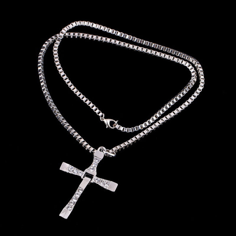 Men Cross Chain Necklace