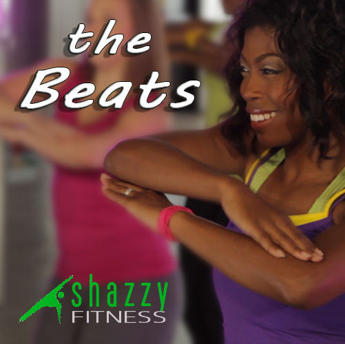 the beats is a workout music mix of the most popular Christian hip-hop songs from the #1 selling Christian dance workout video series, Shazzy Fitness